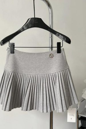Style Core Aesthetics, New Style Trends - Soft Girl Pleated High Rise Mini Skort