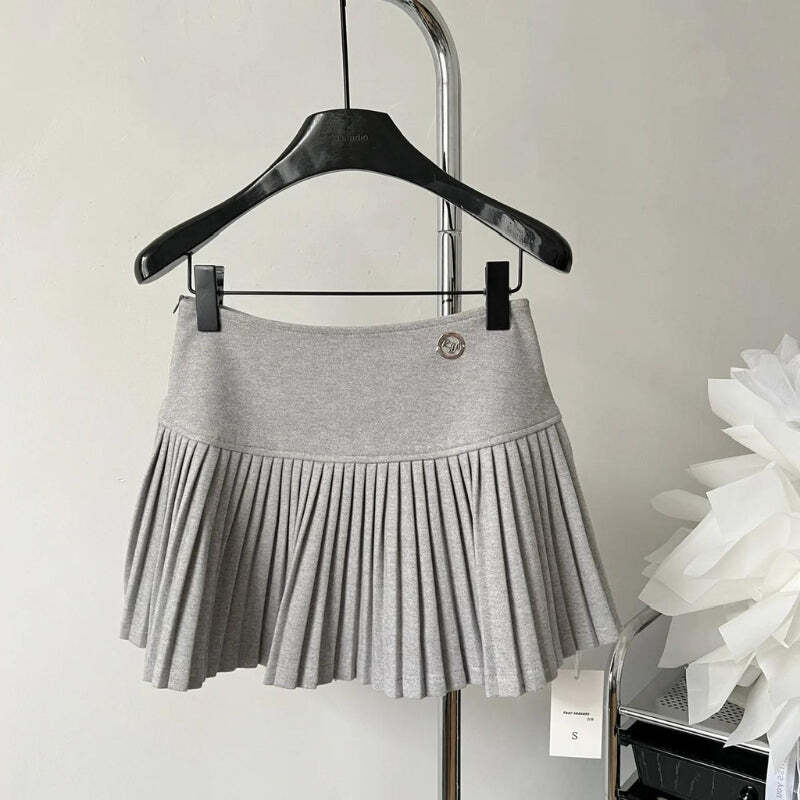 Style Core Aesthetics, New Style Trends - Soft Girl Pleated High Rise Mini Skort Style Core Aesthetics, New Style Trends - Soft Girl Pleated High Rise Mini Skort