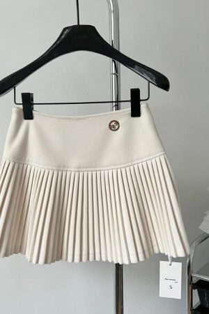 Style Core Aesthetics, New Style Trends - Soft Girl Pleated High Rise Mini Skort
