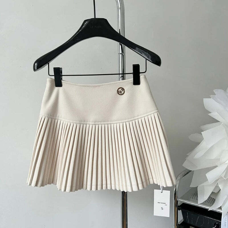 Style Core Aesthetics, New Style Trends - Soft Girl Pleated High Rise Mini Skort Style Core Aesthetics, New Style Trends - Soft Girl Pleated High Rise Mini Skort