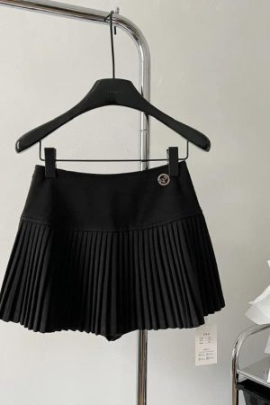 Style Core Aesthetics, New Style Trends - Soft Girl Pleated High Rise Mini Skort