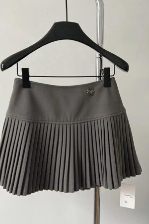 Style Core Aesthetics, New Style Trends - Soft Girl Pleated High Rise Mini Skort