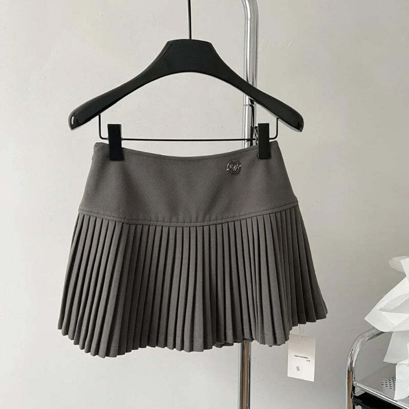 Style Core Aesthetics, New Style Trends - Soft Girl Pleated High Rise Mini Skort Style Core Aesthetics, New Style Trends - Soft Girl Pleated High Rise Mini Skort
