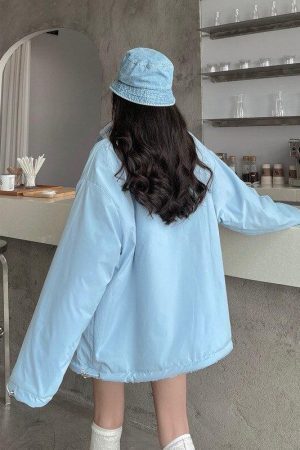 Style Core Aesthetics, New Style Trends - Soft Girl Reversible Checkered Jacket