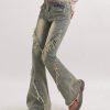 Style Core Aesthetics, New Style Trends - Soft Grunge Tasseled Flare Jeans