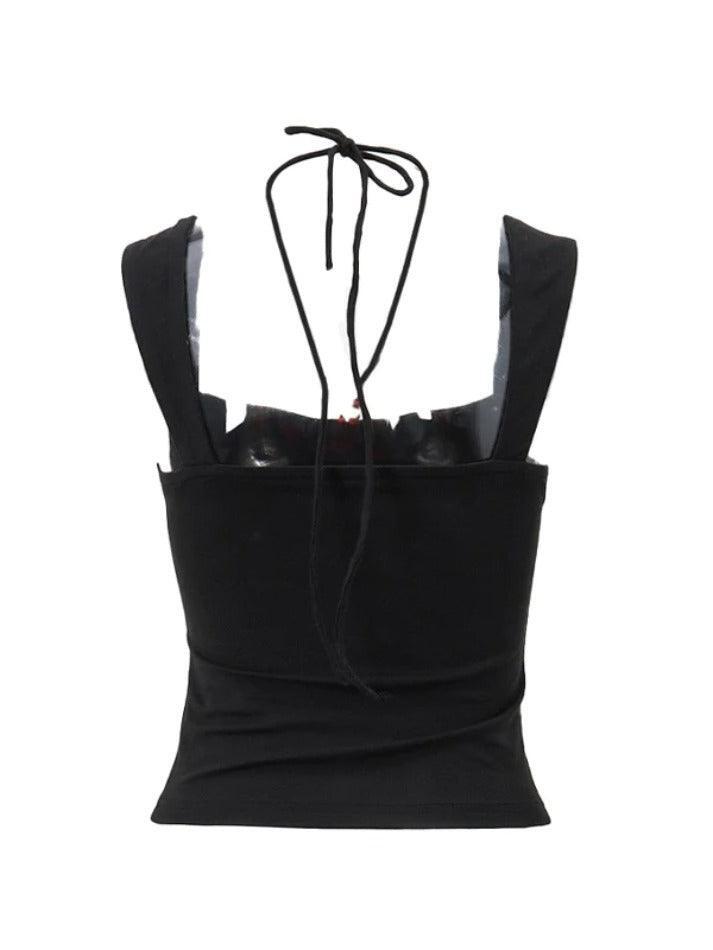 Style Core Aesthetics, New Style Trends - Solid Color Pleated Halter Tank Top Style Core Aesthetics, New Style Trends - Solid Color Pleated Halter Tank Top