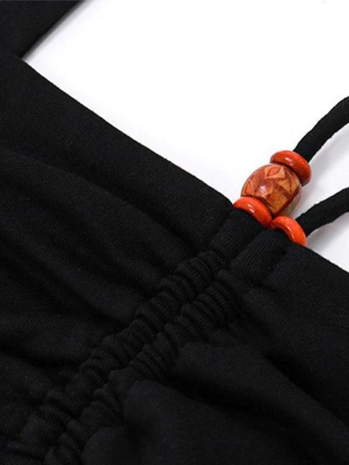 Style Core Aesthetics, New Style Trends - Solid Color Pleated Halter Tank Top Style Core Aesthetics, New Style Trends - Solid Color Pleated Halter Tank Top