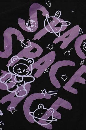 Style Core Aesthetics, New Style Trends - 'Space bear' T shirt