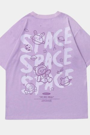 Style Core Aesthetics, New Style Trends - 'Space bear' T shirt
