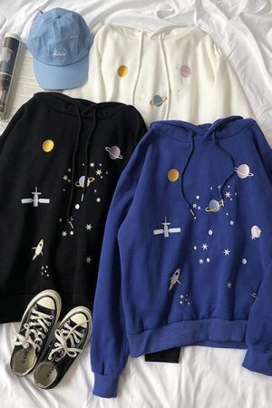 Style Core Aesthetics, New Style Trends - Space Research Hoodie