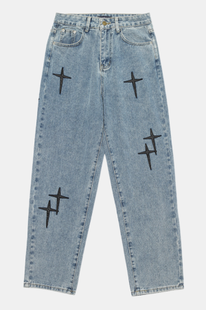 Style Core Aesthetics, New Style Trends - 'Sparkle' Jeans