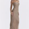 Style Core Aesthetics, New Style Trends - Sparkle Sequined Fit Maxi Dress