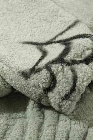 Style Core Aesthetics, New Style Trends - Spider Full Zip-Up Teddy Hoodie Jacket