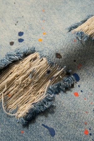 Style Core Aesthetics, New Style Trends - 'Splat' Jeans