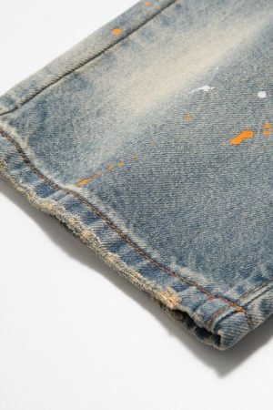 Style Core Aesthetics, New Style Trends - 'Splat' Jeans