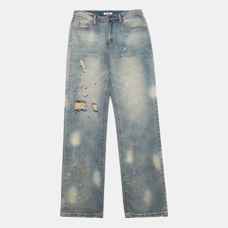 Style Core Aesthetics, New Style Trends - 'Splat' Jeans