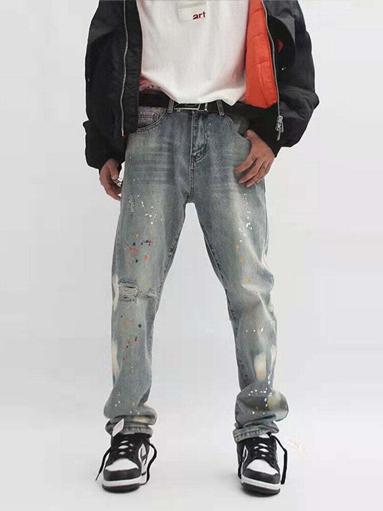 Style Core Aesthetics, New Style Trends - 'Splat' Jeans Style Core Aesthetics, New Style Trends - 'Splat' Jeans
