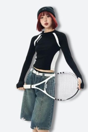 Style Core Aesthetics, New Style Trends - Sportswear Long Sleeve Top