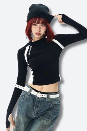 Style Core Aesthetics, New Style Trends - Sportswear Long Sleeve Top