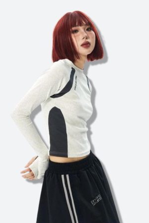 Style Core Aesthetics, New Style Trends - Sportswear Long Sleeve Top