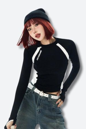 Style Core Aesthetics, New Style Trends - Sportswear Long Sleeve Top