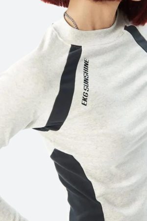 Style Core Aesthetics, New Style Trends - Sportswear Long Sleeve Top