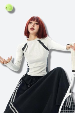 Style Core Aesthetics, New Style Trends - Sportswear Long Sleeve Top