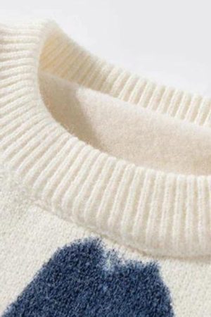 Style Core Aesthetics, New Style Trends - Spray Paint Soft Touch Knitted Sweater