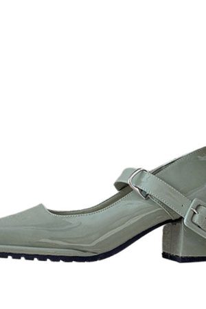 Style Core Aesthetics, New Style Trends - Square Toe Mary Jane Sandals