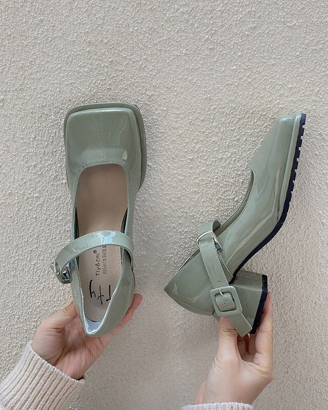 Style Core Aesthetics, New Style Trends - Square Toe Mary Jane Sandals Style Core Aesthetics, New Style Trends - Square Toe Mary Jane Sandals