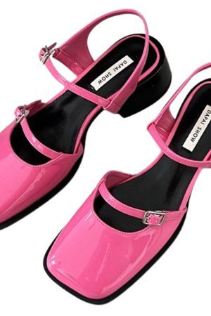 Style Core Aesthetics, New Style Trends - Square Toe Mary Jane Shoes