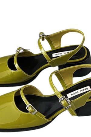 Style Core Aesthetics, New Style Trends - Square Toe Mary Jane Shoes