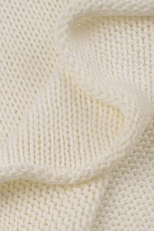 Style Core Aesthetics, New Style Trends - Star Embroidery Knitted Top