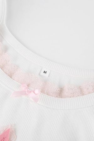 Style Core Aesthetics, New Style Trends - Star Print Lace Tank Top