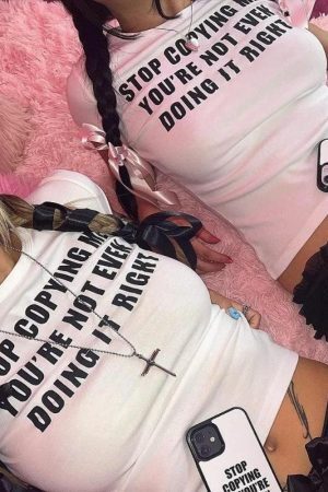 Style Core Aesthetics, New Style Trends - Stop Copying Me Tee