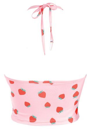 Style Core Aesthetics, New Style Trends - Strawberry Fields Halter Top