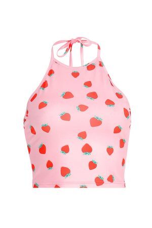 Style Core Aesthetics, New Style Trends - Strawberry Fields Halter Top