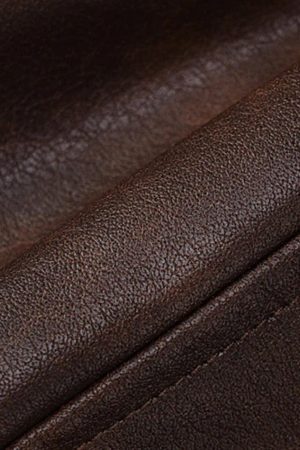 Style Core Aesthetics, New Style Trends - Street Tie Front Slim Motorcycle Leather Jacket