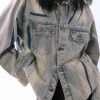 Style Core Aesthetics, New Style Trends - Street Washed Distressed Graffiti Jacket