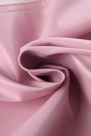 Style Core Aesthetics, New Style Trends - Striped Contrast Color Splice Leather Jacket