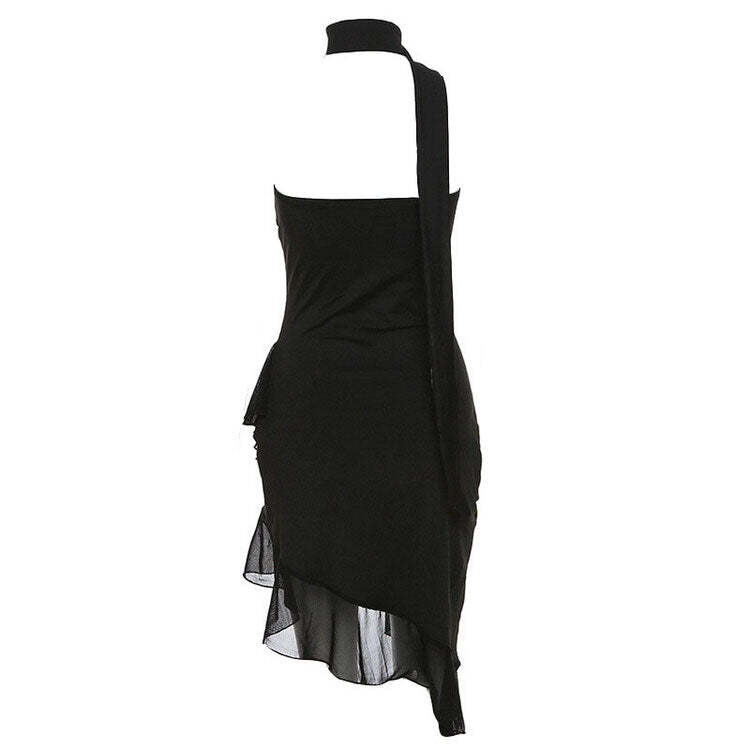 Style Core Aesthetics, New Style Trends - Summer In Paris Halter Ruffle Dress Style Core Aesthetics, New Style Trends - Summer In Paris Halter Ruffle Dress