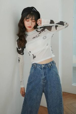 Style Core Aesthetics, New Style Trends - Sun Child Sheer Top