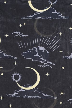 Style Core Aesthetics, New Style Trends - Sun & Moon Mesh Top