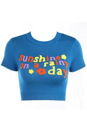 Style Core Aesthetics, New Style Trends - Sunshine Knitted Top