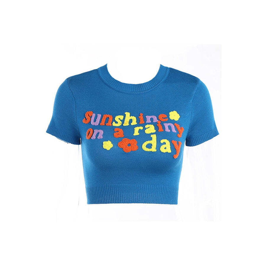 Style Core Aesthetics, New Style Trends - Sunshine Knitted Top