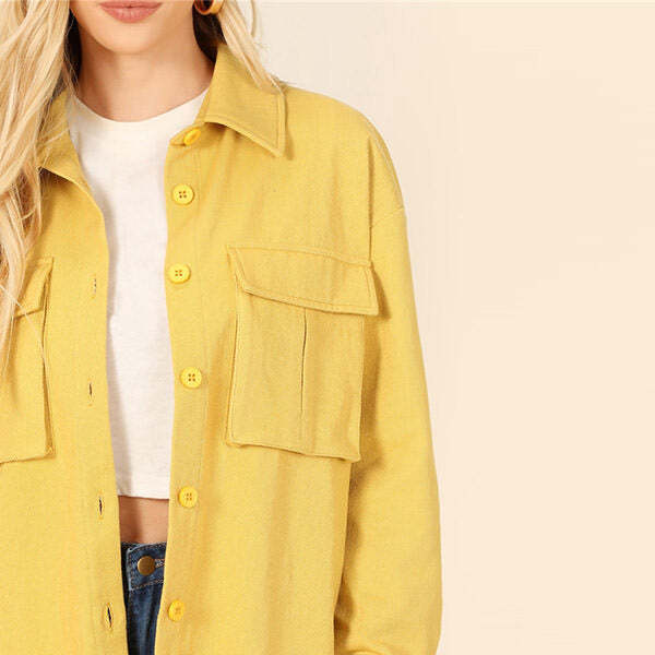 Style Core Aesthetics, New Style Trends - Sunshine Yellow Shirt Style Core Aesthetics, New Style Trends - Sunshine Yellow Shirt