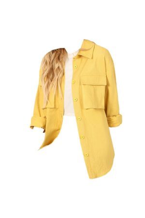 Style Core Aesthetics, New Style Trends - Sunshine Yellow Shirt
