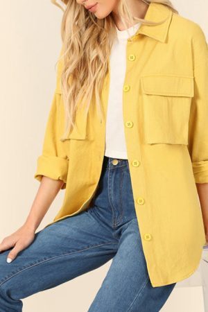 Style Core Aesthetics, New Style Trends - Sunshine Yellow Shirt