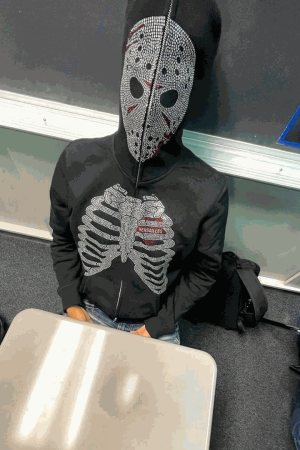 Style Core Aesthetics, New Style Trends - Sweat Squelette Strass Y2K