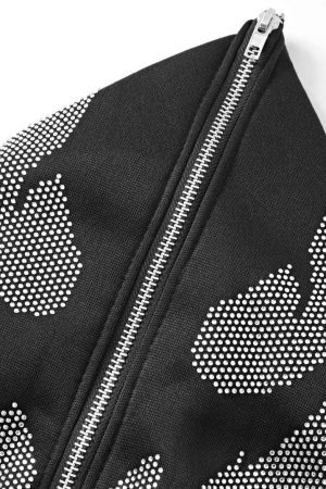 Style Core Aesthetics, New Style Trends - Sweat Strass Y2K